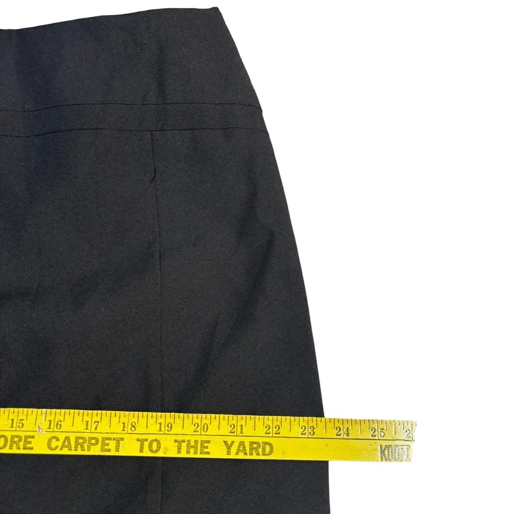 Womens Black Elastic Waist Pencil Skirt Plus Size 16W Business Workwear